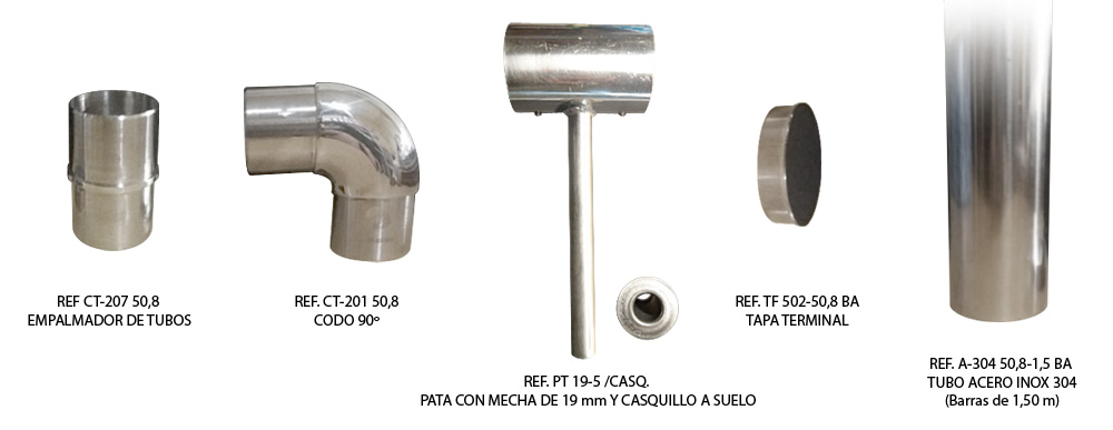 Protecciones acero inoxidable Diec